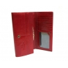 Długi damski portfel Wittchen 21-1-075, kolekcja Italy, czerwony