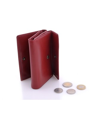 Portmonetka marki Wittchen 21-1-071-3, kolekcja Italy, kolor czerwony
