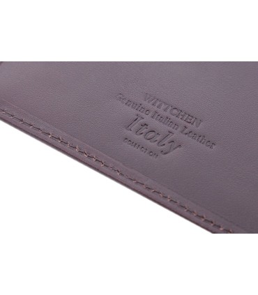 Klasyczny portfel Wittchen z zamknięciem, kolekcja Italy, kolor czarny