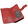 Skórzany damski portfel Wittchen 21-1-028, czerwony - kolekcja Italy
