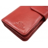 Skórzany damski portfel Wittchen 21-1-028, czerwony - kolekcja Italy