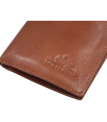 Mały portfelik  Wittchen 21-1-065, kolekcja Italy, jasny brąz