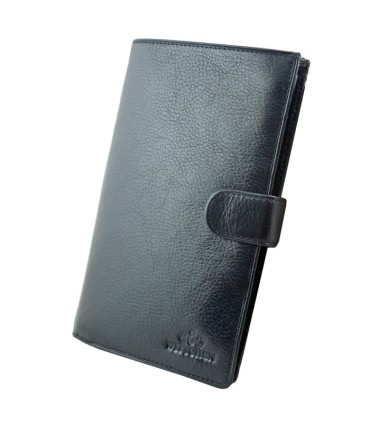 Bardzo duży skórzany portfel męski  Wittchen 21-1-263, czarny - kolekcja Italy