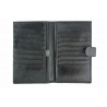 Bardzo duży skórzany portfel męski Wittchen 21-1-263, czarny - kolekcja Italy