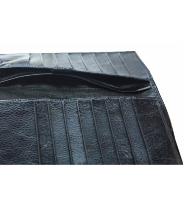 Bardzo duży skórzany portfel męski  Wittchen 21-1-263, czarny - kolekcja Italy