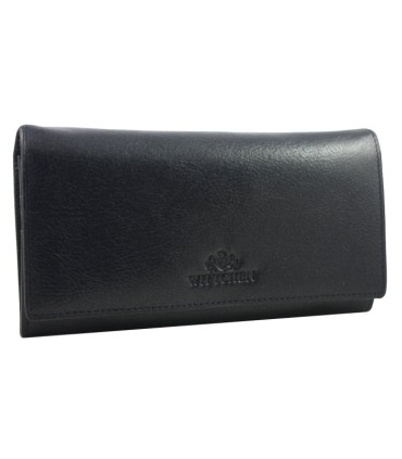 Długi damski portfel Wittchen 21-1-075, kolekcja Italy, ciemny granat