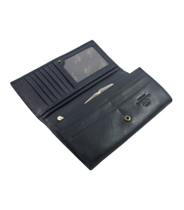 Długi damski portfel Wittchen 21-1-075, kolekcja Italy, ciemny granat