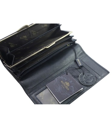 Długi damski portfel Wittchen 21-1-075, kolekcja Italy, ciemny granat