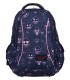 Dwukomorowy plecak szkolny St.Majewski 19 L, Emoji Pink BP26