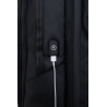 Plecak męski na laptopa 13-15,6" + USB, R-bag Forge Black
