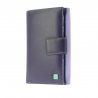 Bardzo duży skórzany portfel damski DuDu®, 534-1186 fioletowy