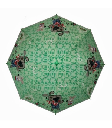 Parasolka dziecięca duża, automatyczna z gwizdkiem, piesek + myszka