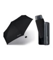 Kieszonkowa parasolka męska PIERRE CARDIN w praktycznym etui 17 cm, czarna