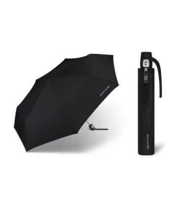 Automatyczny, lekki parasol męski Pierre Cardin, czarny