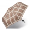 Kieszonkowa, ultra mini parasolka Happy Rain 16 cm, w kratę