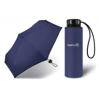 Kieszonkowa, ultra mini parasolka Happy Rain 16 cm, granatowa