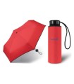 Parasolka do kieszeni lub torebki 16,5 cm składana na 5 Happy Rain, czerwona