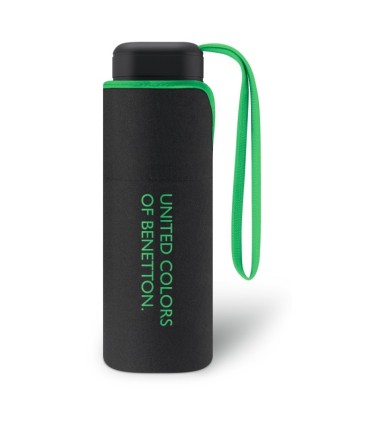 Mała parasolka Benetton ultra mini 17 cm, czarna