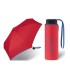 Mała parasolka Benetton ultra mini 17 cm, czerwona