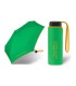 Mała parasolka Benetton ultra mini 17 cm, zielona