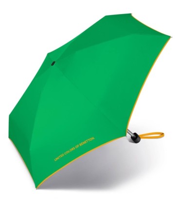 Mała parasolka Benetton ultra mini 17 cm, zielona