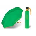 Automatyczna parasolka Benetton, zielona z lamówką