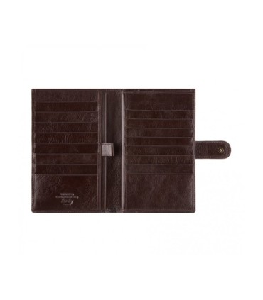 Bardzo duży skórzany portfel męski Wittchen wysokość 18 cm, brązowy