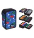 Potrójny piórnik z wyposażeniem Coolpack Jumper 3 Cherries C67238