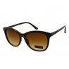 Okulary przeciwsłoneczne damskie UV, CIENIOWANE brązowa panterka