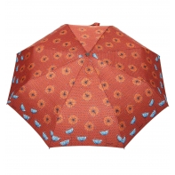 Automatyczna parasolka damska marki Parasol, brązowa w dmuchawce