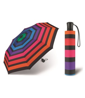 Automatyczna lekka parasolka HAPPY RAIN, KOLOROWE PASKI