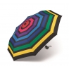 Automatyczna lekka parasolka HAPPY RAIN, TĘCZOWE PASKI