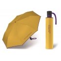 Automatyczna parasolka damska BENETTON, żółto-fioletowa