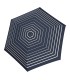NAJLŻEJSZA parasolka damska Doppler, GRANATOWA w paski