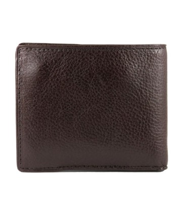 Poziomy skórzany portfel męski Wittchen, kolekcja: Italy, brązowy