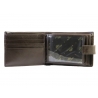 Brązowy portfel męski Wittchen, kolekcja Italy z klipsem