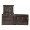 Skórzany klasyczny portfel męski Wittchen kolekcja Italy, brązowy