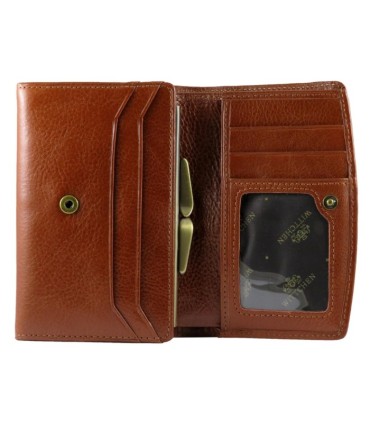 Skórzany portfel/portmonetka Wittchen, kolekcja Italy, jasny brąz