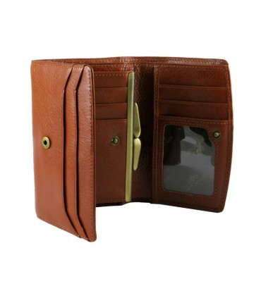 Skórzany portfel/portmonetka Wittchen, kolekcja Italy, jasny brąz