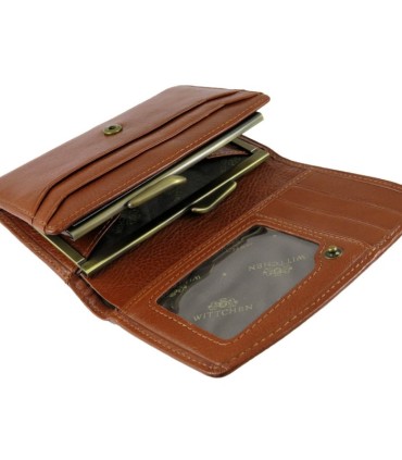 Skórzany portfel/portmonetka Wittchen, kolekcja Italy, jasny brąz