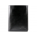 Czarny portfel męski z klipsem Wittchen, kolekcja: Italy
