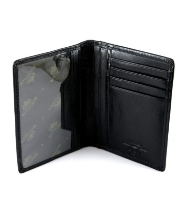 Etui na dokumenty, Wittchen, kolekcja Italy 21-2-174, czarne