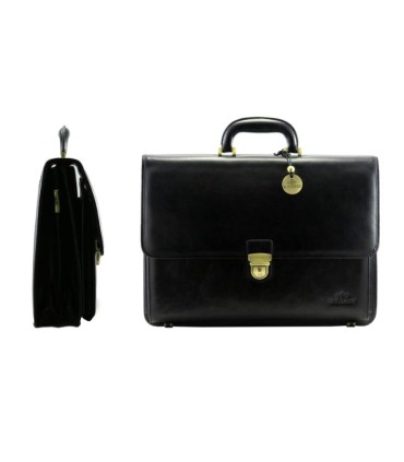 Teczka męska ze skóry naturalnej Wittchen kolekcja Italy, czarna