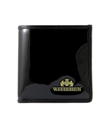 Mały portfel damski SKÓRZANY Wittchen kolekcja Verona CZARNY