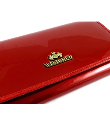 Portfel damski Wittchen SKÓRZANY, kolekcja Verona CZERWONY