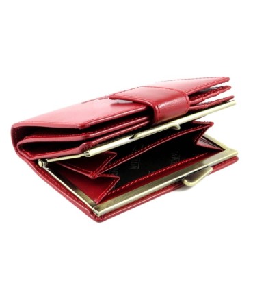 Portfel damski portmonetka RFID Wittchen kolekcja Florence BORDOWY