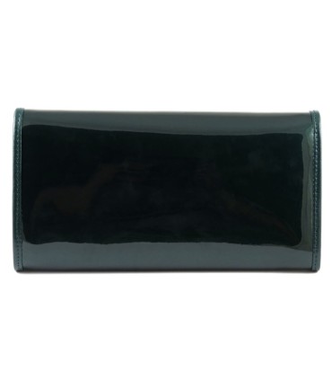 Długi portfel damski Wittchen SKÓRZANY, kolekcja Verona CIEMNOZIELONY