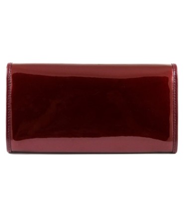 Długi portfel damski Wittchen SKÓRZANY, kolekcja Verona BORDOWY