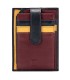 Etui na karty SKÓRZANE DuDu®, 534-1182 BURGUNDOWE