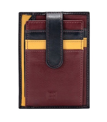 Etui na karty SKÓRZANE DuDu®, 534-1182 BURGUNDOWE